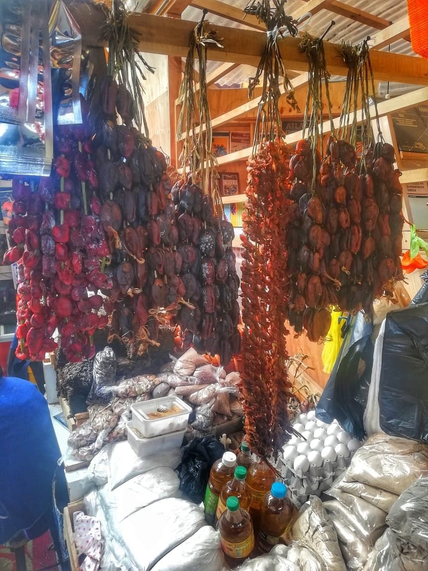 Mariscos ahumados Mercado Yumbel